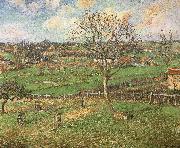 Camille Pissarro The peach trees in winter Sweden oil painting artist